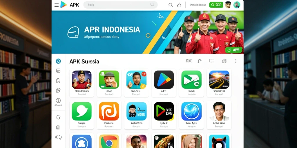 Tampilan utama yang menarik dan mudah dinavigasi.