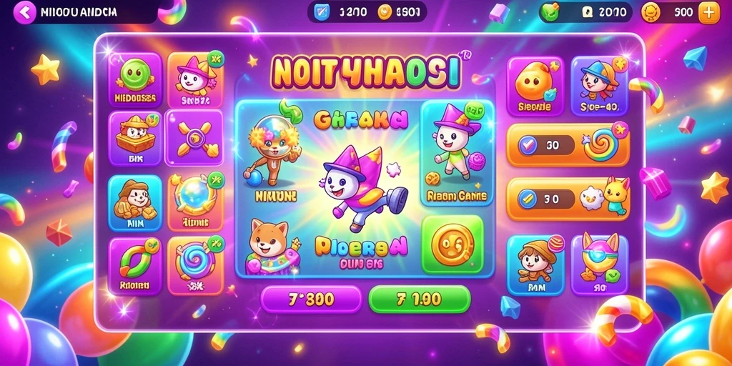 Screenshot menampilkan antarmuka pengguna yang cerah dan menarik.