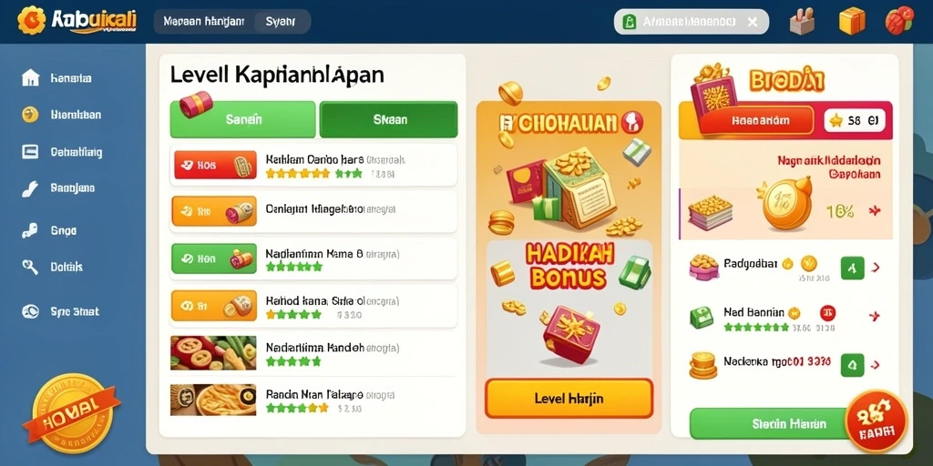 Antarmuka pengguna yang menarik dan interaktif.