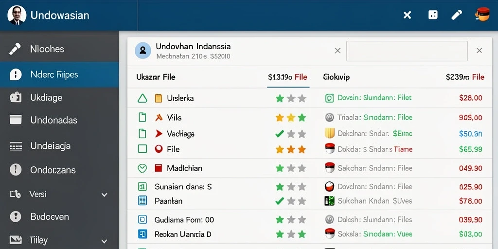 Tampilan antarmuka yang menarik dan mudah digunakan.