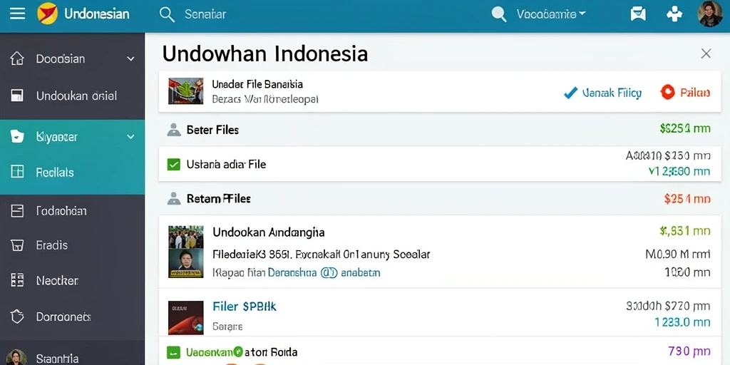 Tampilan antarmuka game yang menarik dan modern.