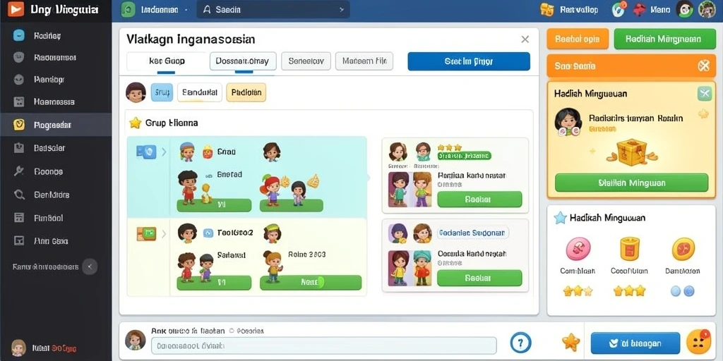Tampilan antarmuka yang user-friendly.