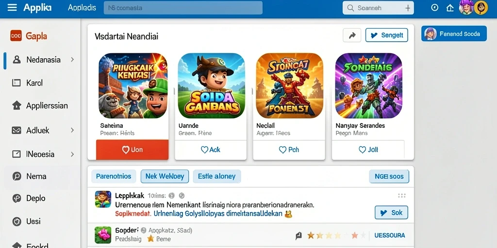 Tampilan antarmuka yang menarik dan intuitif.