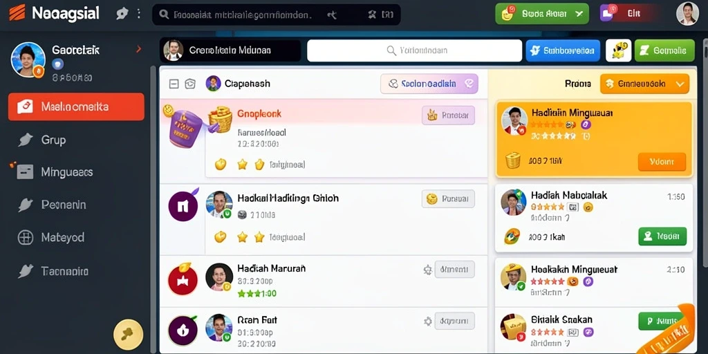 Tampilan antarmuka yang intuitif dan user-friendly.