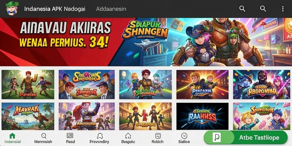 Tampilan awal aplikasi KUDETABET98 yang menarik.