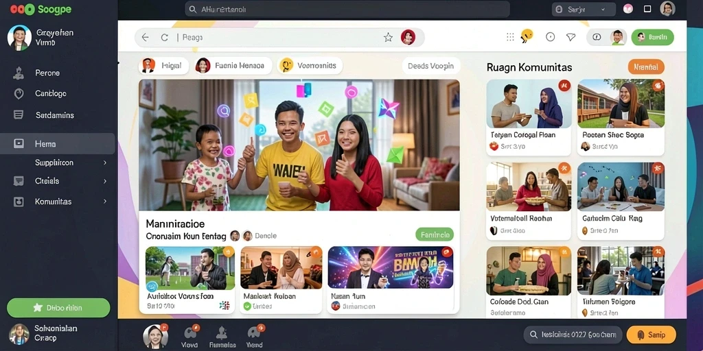 Tampilan permainan slot yang menarik.