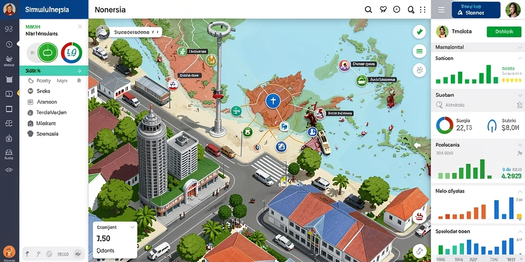 Tampilan awal game yang menarik dan penuh warna.