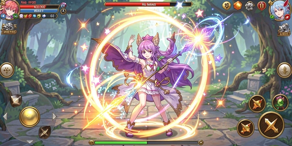 Tangkapan layar menunjukkan petualangan di dunia RPVIP6.