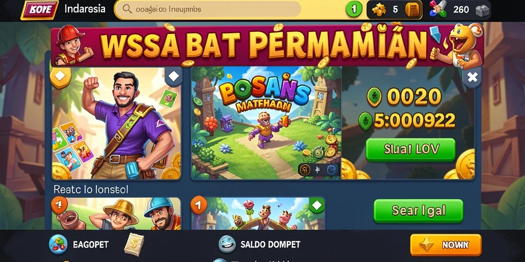 Gambar level awal dalam SARANAJITU.