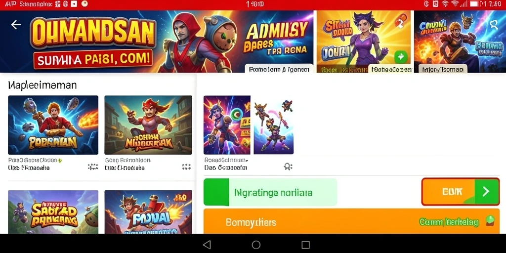 Tampilan grafis yang menawan dengan detail yang kaya.