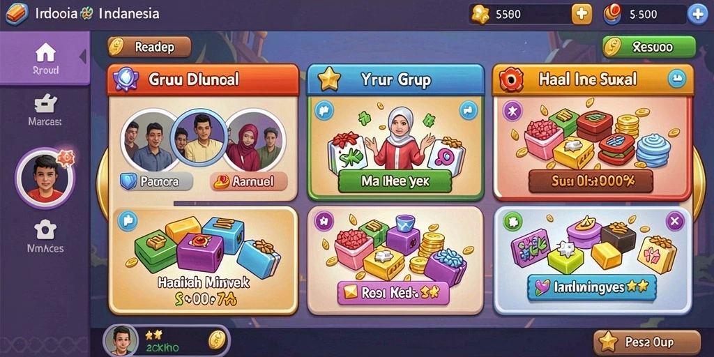 Tangkapan layar level pertama yang menampilkan grafik memukau.