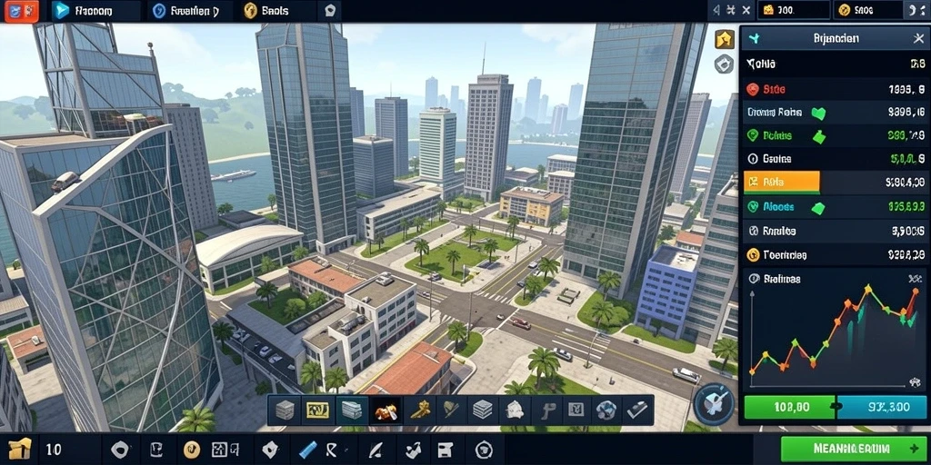 Screenshot menunjukkan tampilan antarmuka permainan yang dinamis.