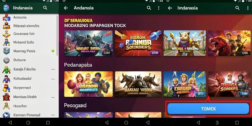 Tampilan antarmuka yang menarik dan mudah digunakan.